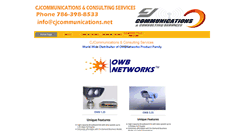 Desktop Screenshot of cjcommunications.net